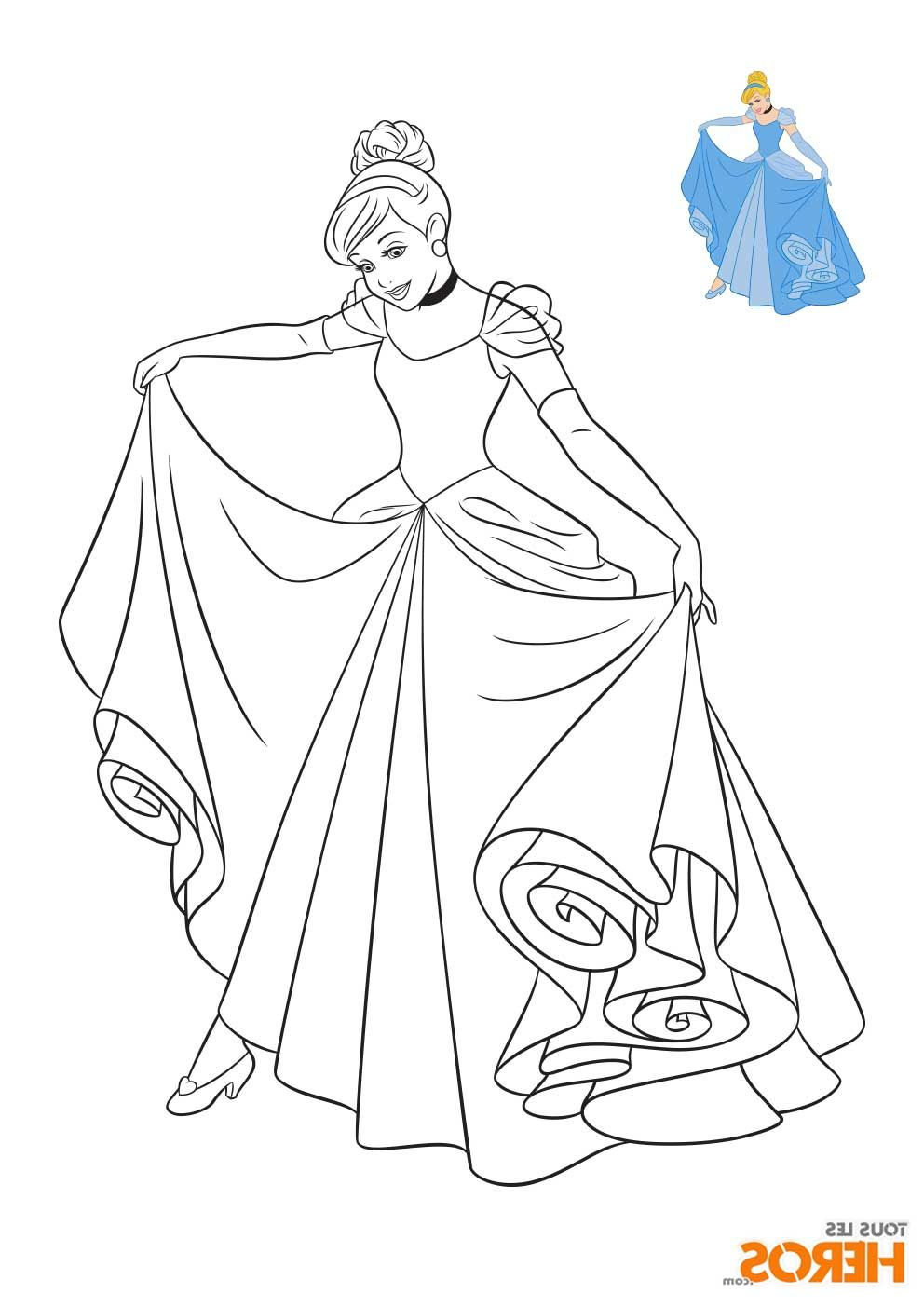 Coloriage Cendrillon Gratuit À Imprimer Nouveau Images Coloriez Les avec Dessin Cendrillon A Imprimer Gratuit