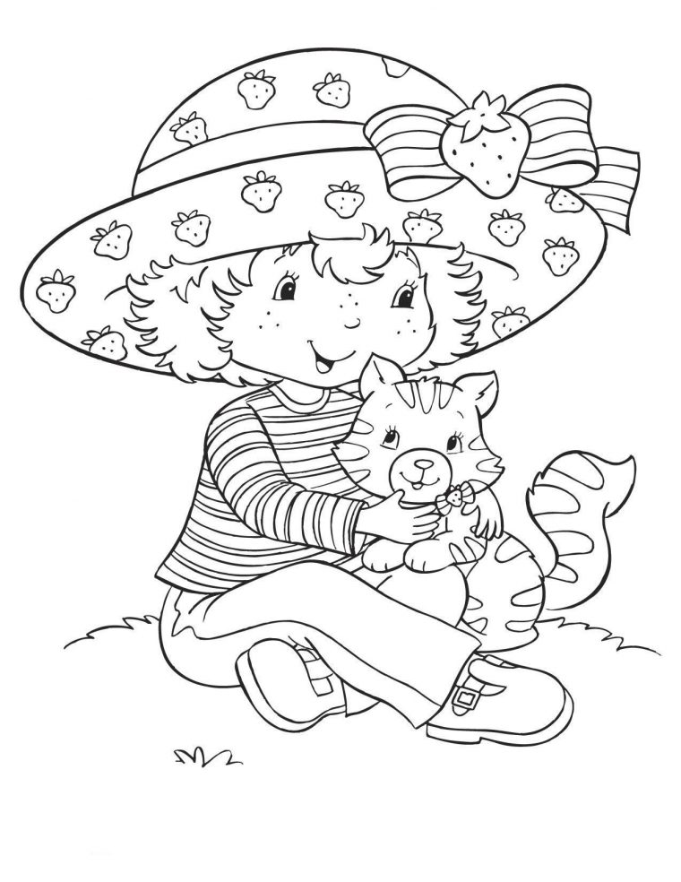 Coloriage Charlotte Aux Fraise encequiconcerne Coloriage Fraise