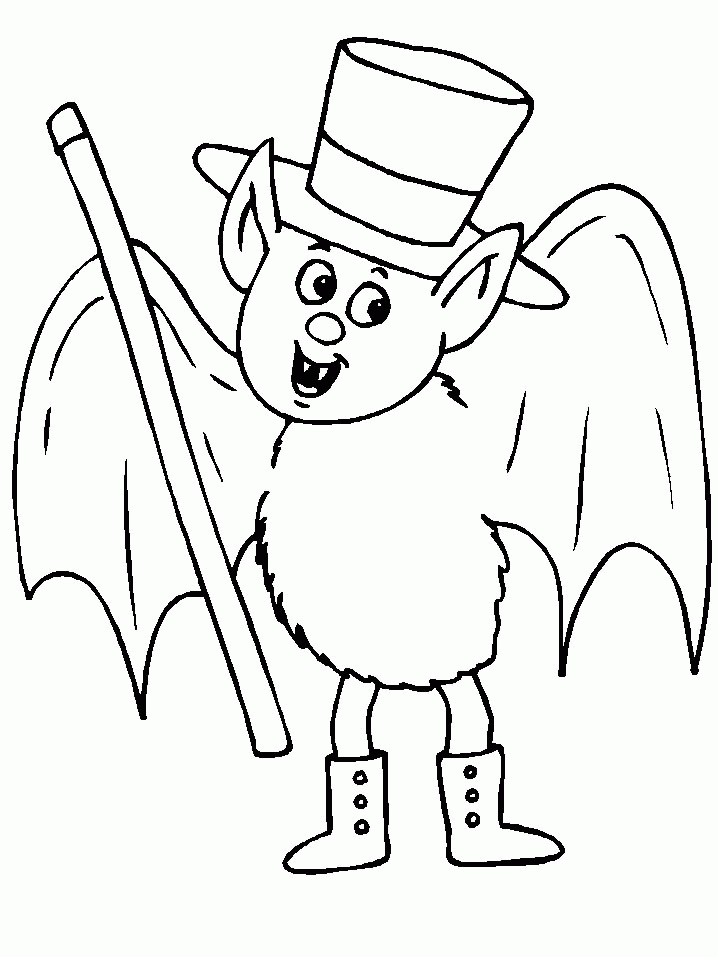 Coloriage Chauve-Souris #2072 (Animaux) – Album De Coloriages pour Coloriage De Chauve Souris