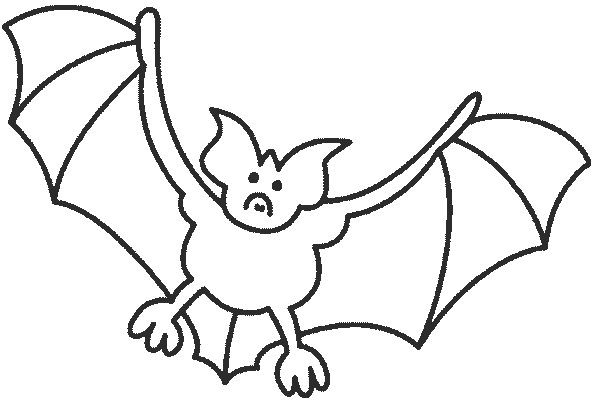 Coloriage Chauve-Souris Gratuit À Imprimer avec Coloriage De Chauve Souris