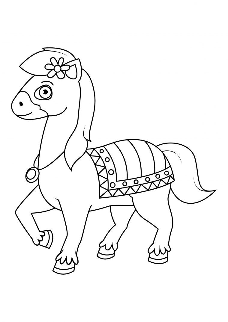 Coloriage Cheval Sur Le Pouce – Coloriages Gratuits À Imprimer – Dessin intérieur Coloriage Cheval