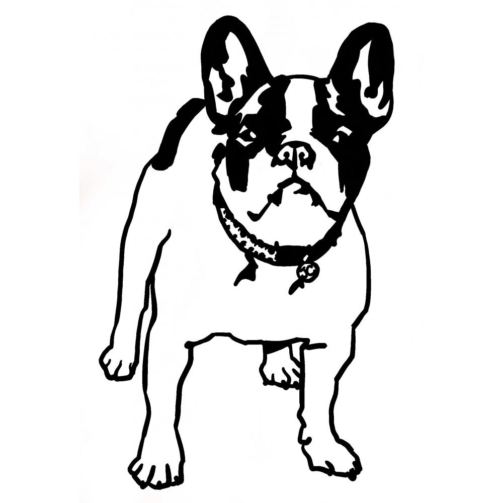 Coloriage Chien Bouledogue À Imprimer pour Coloriage Chien 