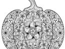 Coloriage Citrouille Halloween Zentangle Pour Adulte Dessin Halloween serapportantà Coloriagea Imprimer