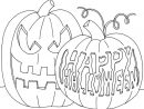 Coloriage Citrouilles Decorees Happy Halloween Dessin Halloween À Imprimer tout Coloriage Halloween Gratuit