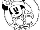 Coloriage Classic Mickey In A Wreath Dessin Noel Disney À Imprimer encequiconcerne Image Noel À Imprimer