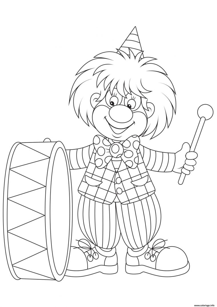 Coloriage Clown Adulte – Coloriage Cirque Clown Jongleur – Vous Y pour Cirque Coloriage