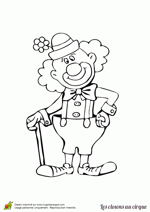 Coloriage Clown  Coloriage Gentil Clown À Imprimer Sur Coloriages tout Dessin Clown À Imprimer