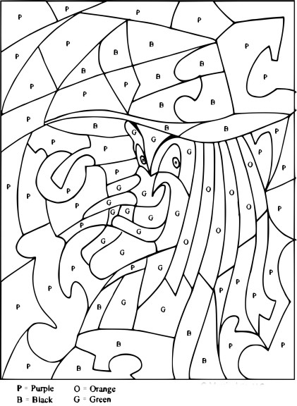 Coloriage Codé Lettre À Imprimer destiné Coloriage Codé Princesse 