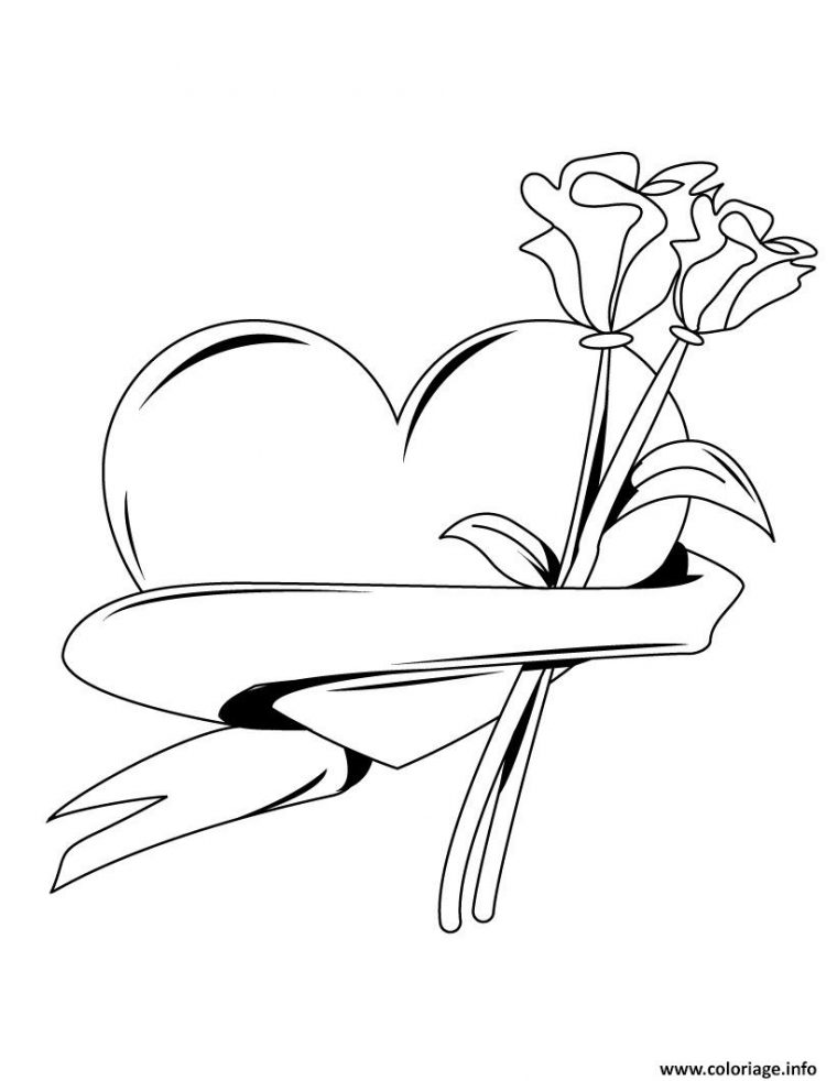 Coloriage Coeur 51 Dessin Coeur À Imprimer concernant Coloriage Coeur