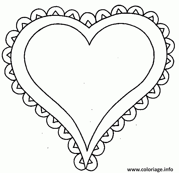 Coloriage Coeur 92 Dessin Coeur À Imprimer à Coloriage Coeur 
