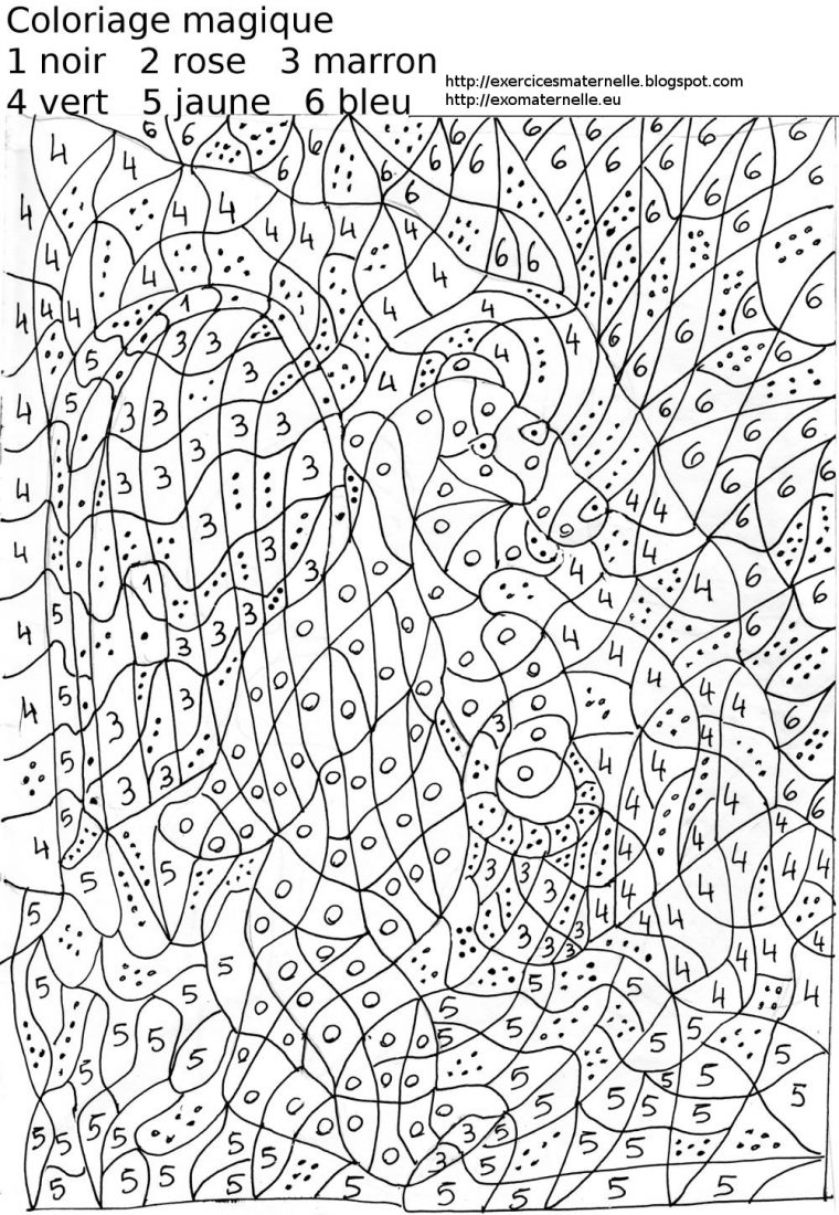 Coloriage Coloriage Magique #126225 (Éducatifs) – Album De Coloriages destiné Coloriages Magiques Grande Section