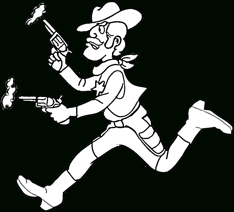 Coloriage Cowboy #91459 (Personnages) - Album De Coloriages pour Coloriage Cowboy 