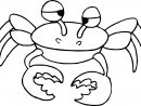 Coloriage Crabe Dessin À Imprimer Sur Coloriages à Photo De Crabe A Imprimer
