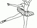Coloriage Danse Classique En Tutu serapportantà Dessin A Imprimer Danseuse