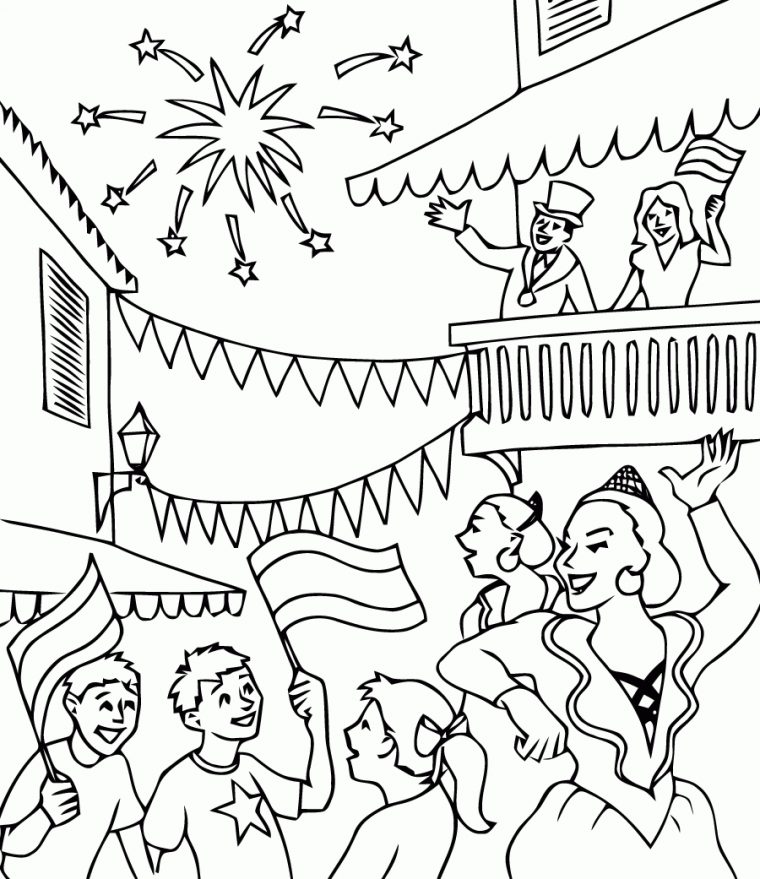 Coloriage De Carnaval À Colorier Pour Enfants – Coloriage Carnaval avec Coloriage Carnaval