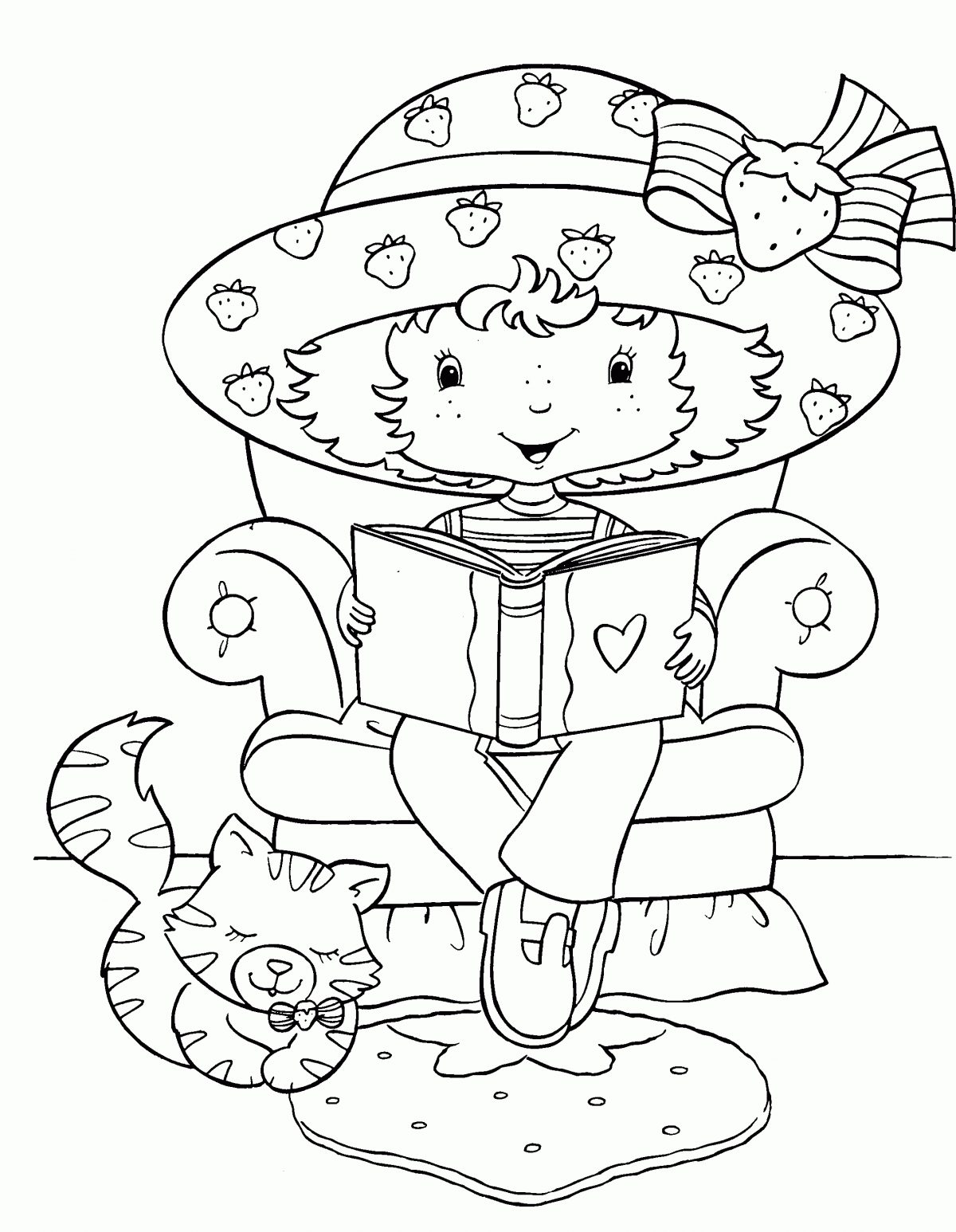 Coloriage De Charlotte Aux Fraises À Colorier Pour Enfants - Coloriage à Coloriage Fraise