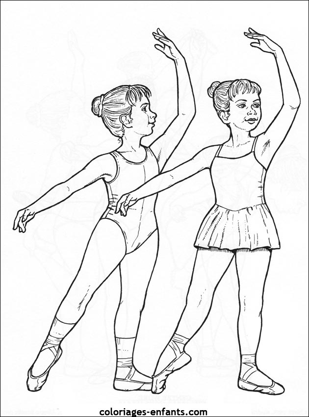 Coloriage De Danse À Imprimer Sur Coloriages-Enfants destiné Dessin A Imprimer Danseuse 