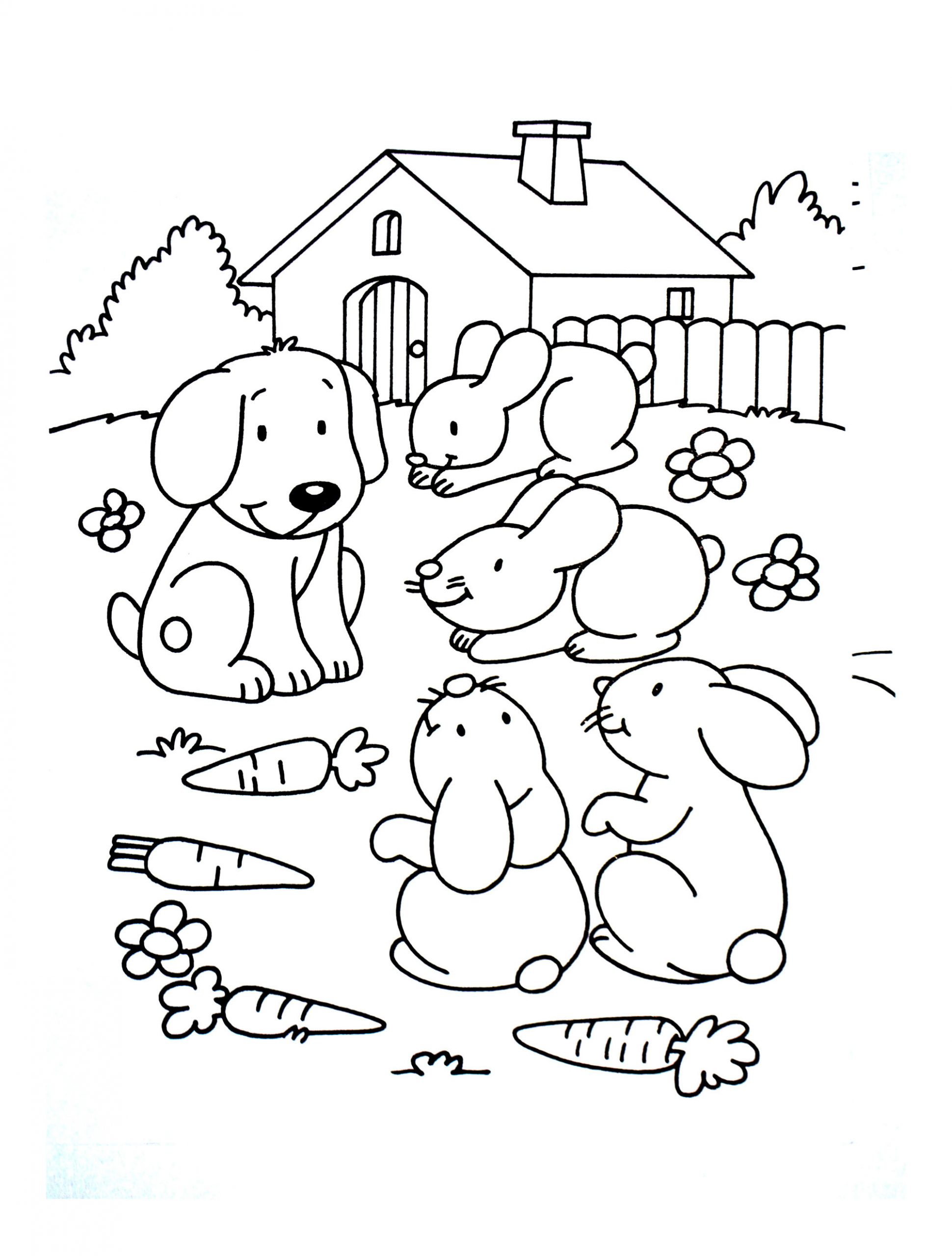 Coloriage De Ferme Pour Enfants - Coloriage Sur La Ferme (Tracteurs destiné Coloriage D Animaux A Imprimer 