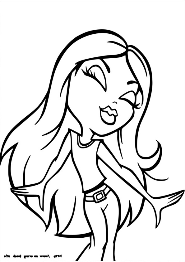 Coloriage De Filles Cool Images Coloriage De Fille Trop Belle A avec Coloriage De Fille A Imprimer Gratuit