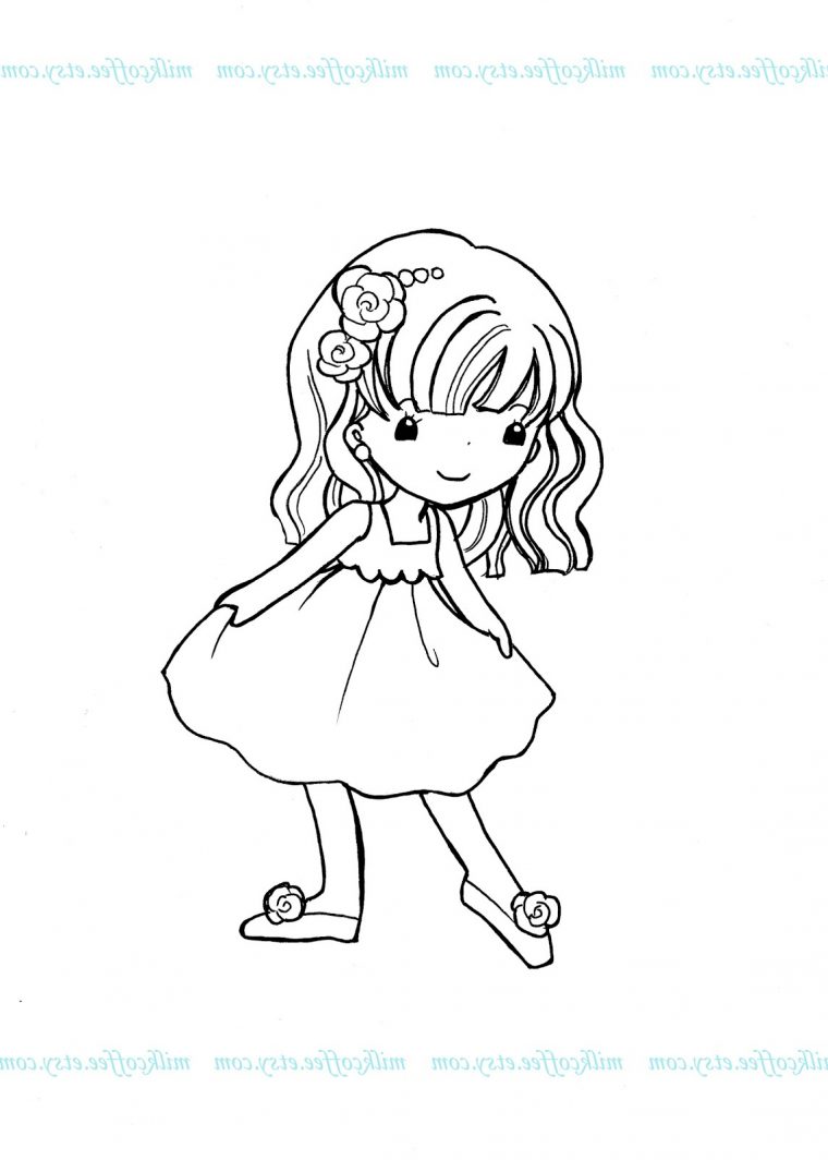 Coloriage De Filles Luxe Photos Coloriage De Petite Fille – Coloriage concernant Coloriage Pour Fille De 12 Ans