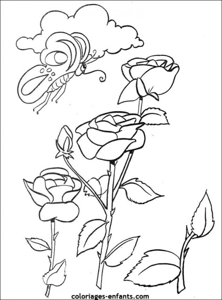 Coloriage De Fleurs À Imprimer Gratuitement – Coloriage De Fleurs destiné Coloriage De Fleurs