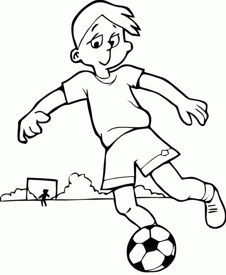 Coloriage De Football À Colorier Pour Enfants – Coloriage Football tout Coloriage À Imprimer De Foot