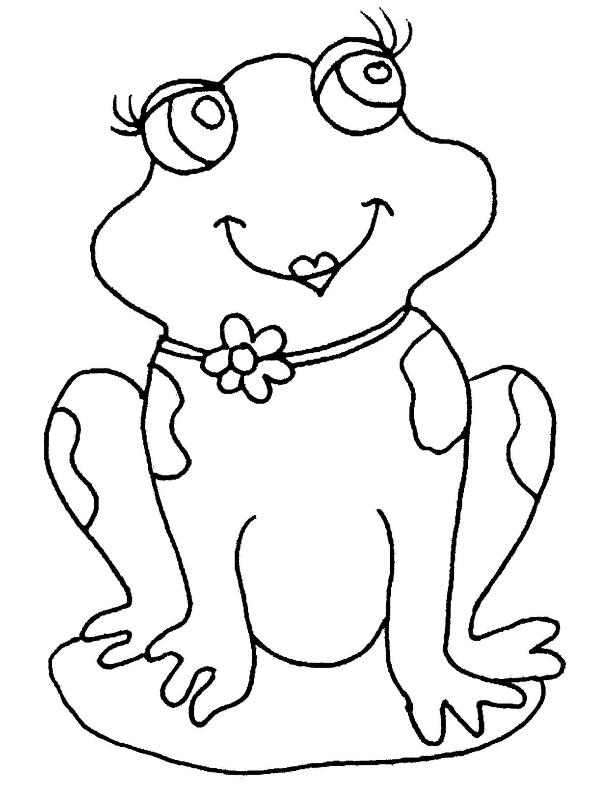 Coloriage De Grenouille À Imprimer Pour Enfants - Coloriage De encequiconcerne Dessin Grenouille À Imprimer