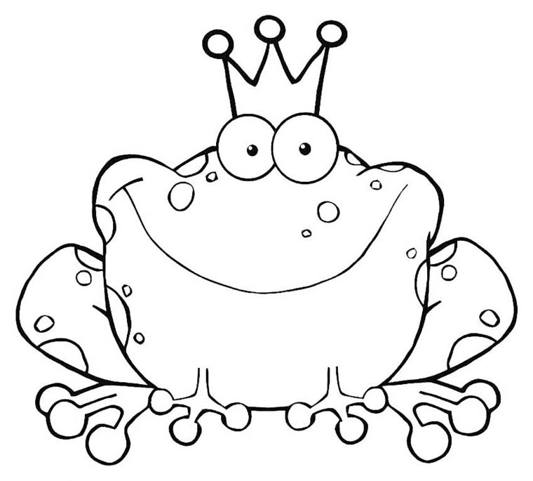 Coloriage De Grenouille À Telecharger Gratuitement – Coloriage De à Dessin De Grenouille Marrante