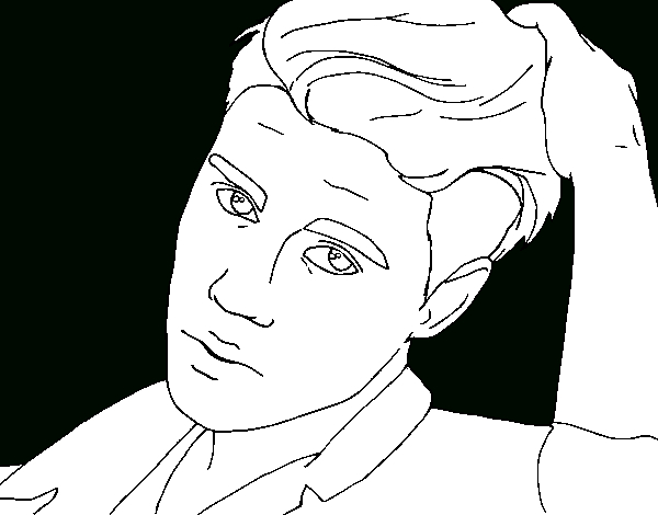 Coloriage De Justin Bieber Gros Plan Pour Colorier - Coloritou intérieur Coloriage Justin Bieber 