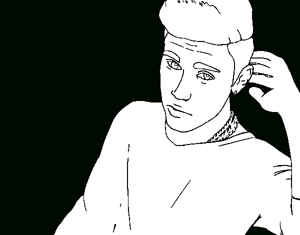 Coloriage De Justin Bieber Popstar Pour Colorier - Coloritou pour Coloriage Justin Bieber 