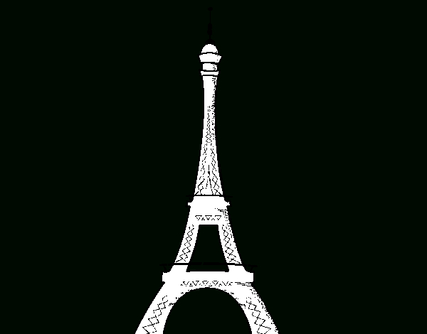 Coloriage De La Tour Eiffel Pour Colorier - Coloritou dedans La Tour Eiffel A Colorier 