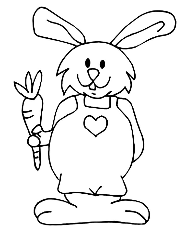 Coloriage De Lapin À Imprimer Gratuitement – Coloriage De Lapins serapportantà Coloriage Lapin À Imprimer