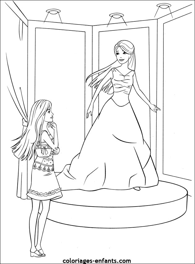 Coloriage De Mariage À Imprimer Sur Coloriages-Enfants pour Coloriage De Mariée