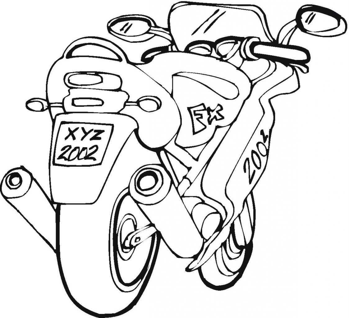 Coloriage De Moto Cross Ktm A Imprimer à Coloriage Moto De Course À Imprimer 