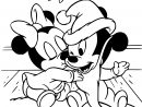 Coloriage De Noël Mickey Et Minnie À Imprimer Sur Coloriage De dedans Coloriage Mickey Et Minnie