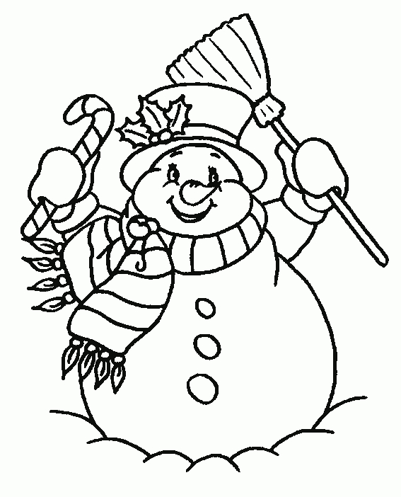 Coloriage De Noel - Page 7  Snowman Coloring Pages, Christmas Coloring dedans Dessin A Colorier De Noel 