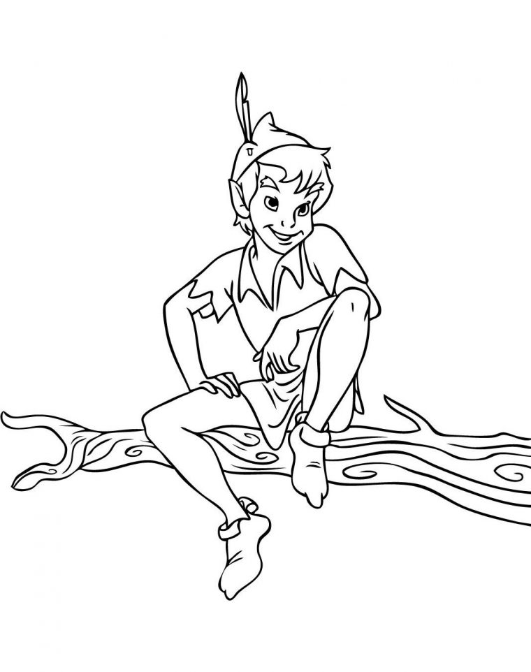 Coloriage De Peter Pan À Télécharger – Coloriage Peter Pan – Coloriages concernant Telecharger Dessin A Colorier Gratuit