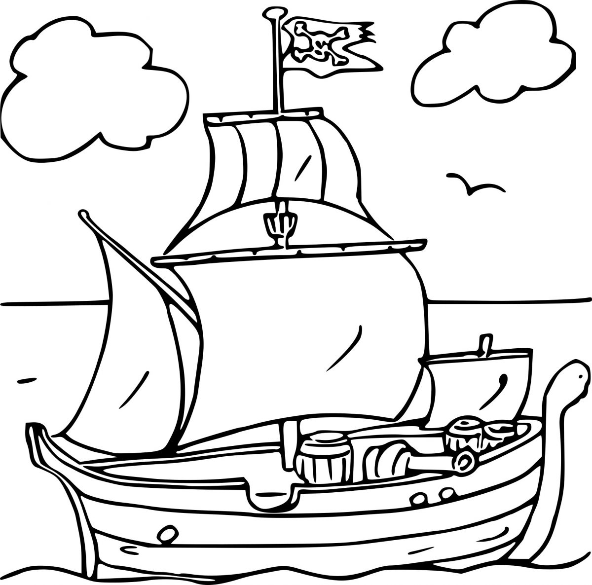 Coloriage De Pirate Bateau À Imprimer Sur Coloriage De intérieur Coloriage Fée Pirate