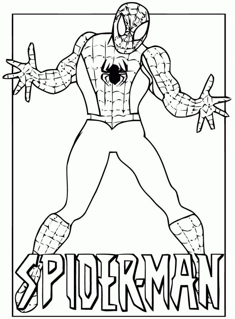 Coloriage De Spiderman À Telecharger Gratuitement – Coloriage Spiderman à Dessin A Imprimer Pour Garçon