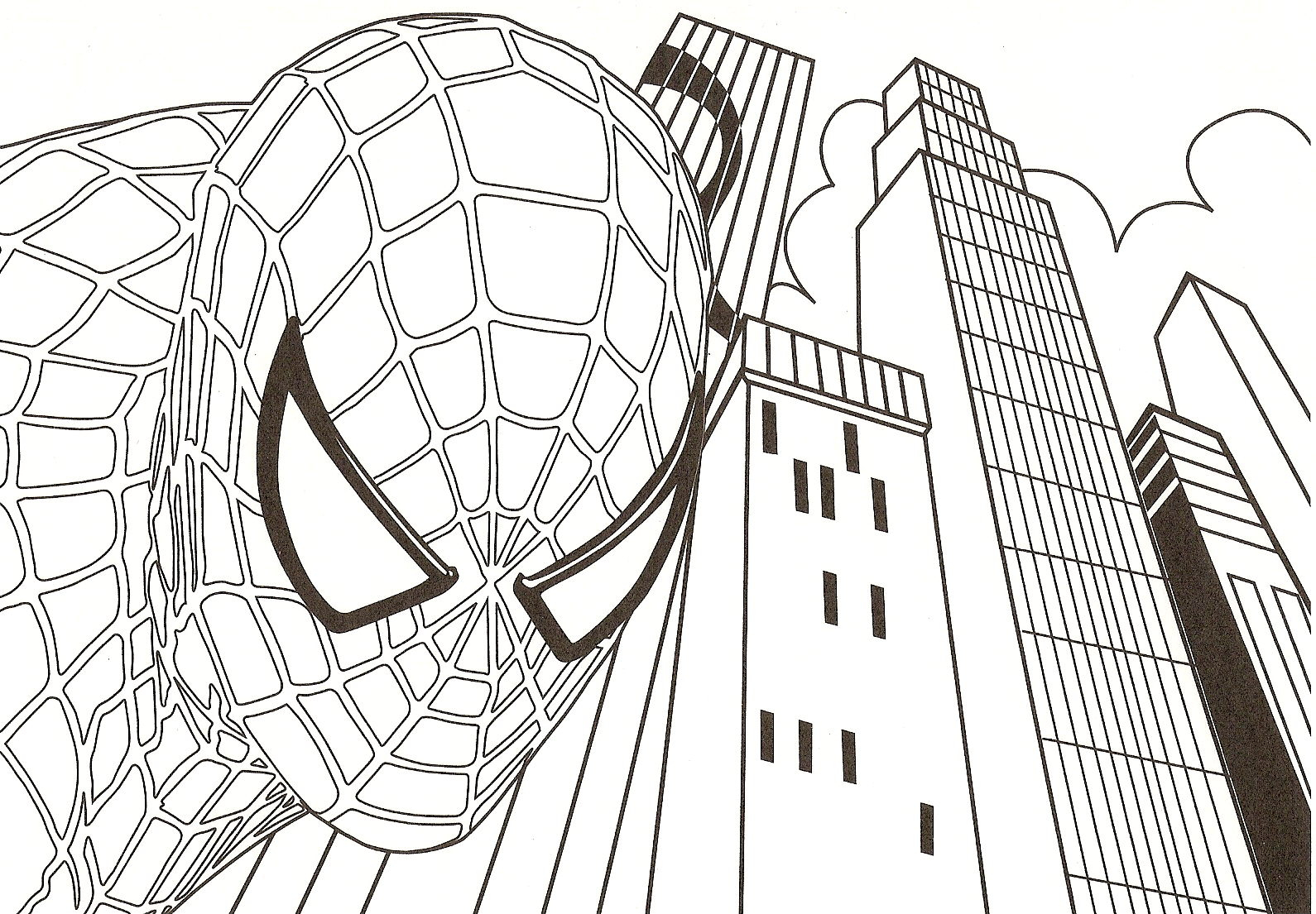 Coloriage De Spiderman À Telecharger Gratuitement - Coloriage Spiderman dedans Coloriage Spider Man 