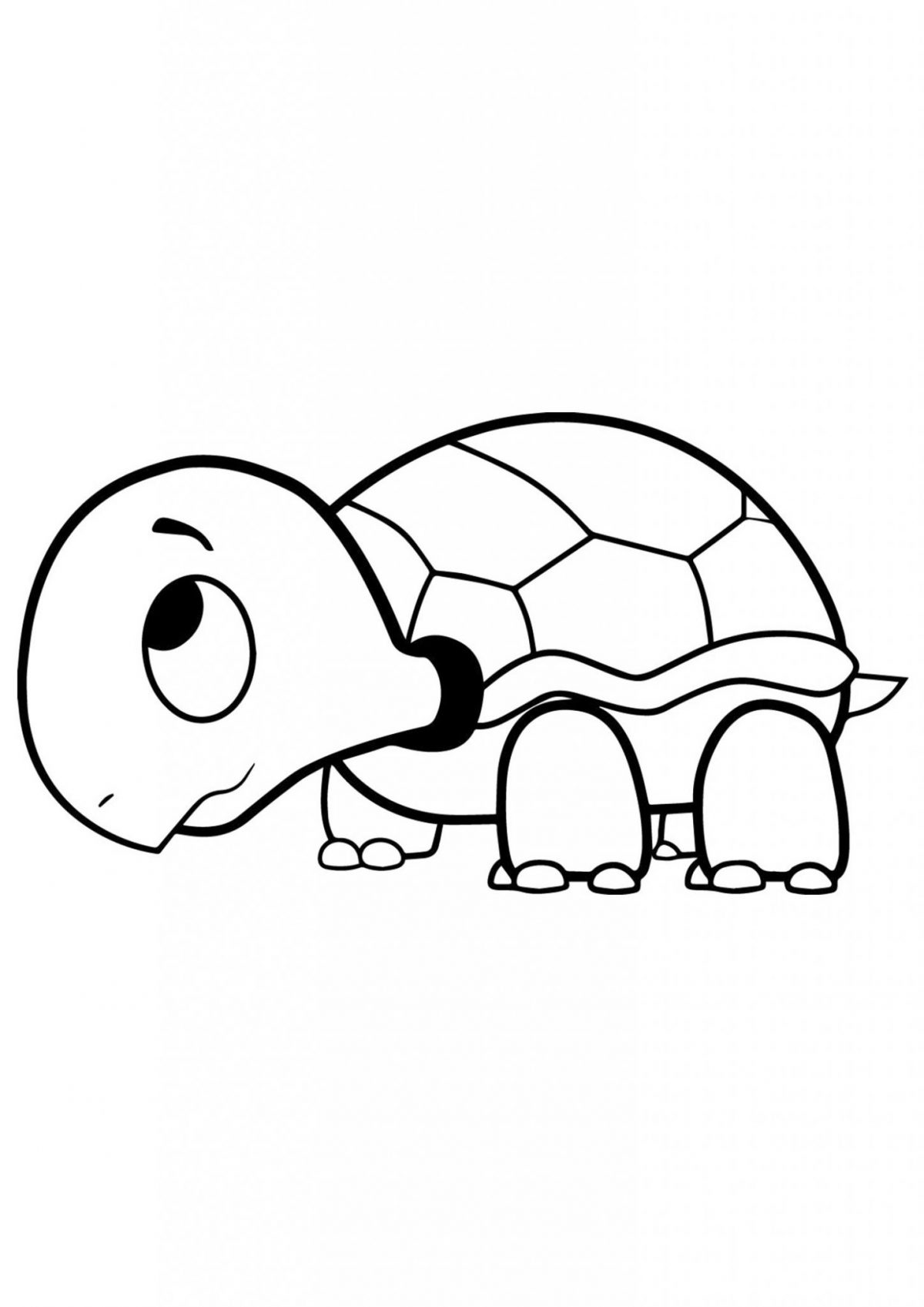 Coloriage De Tortue À Imprimer Gratuitement  Moncoloriage.fr dedans Coloriage Tortue