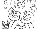 Coloriage Dessin Halloween Gratuit À Imprimer concernant Image A Colorier Halloween
