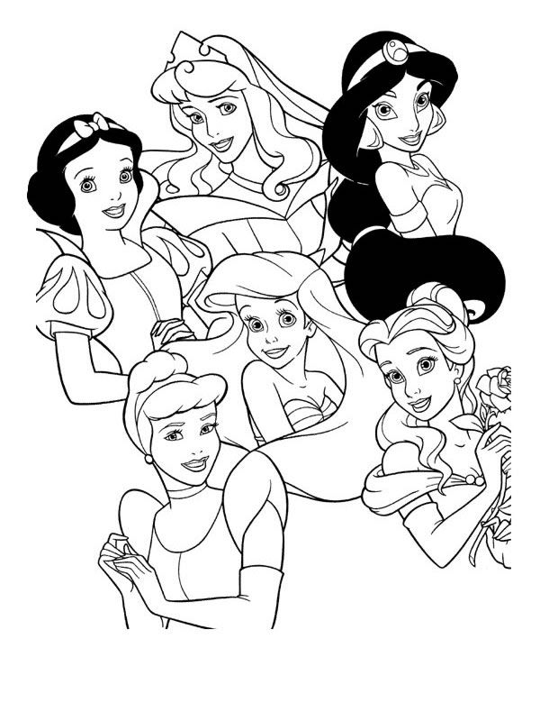Coloriage Disney À Colorier - Dessin À Imprimer  Disney Princess à Dessin Walt Disney À Imprimer 