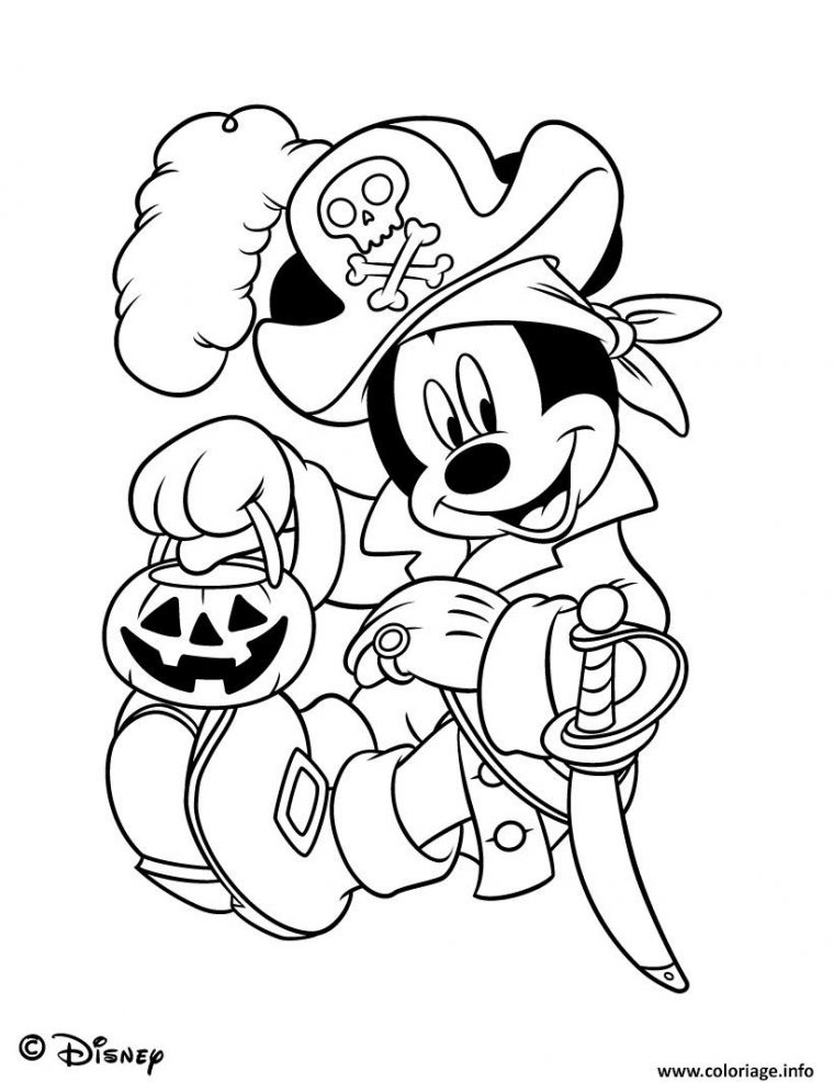 Coloriage Disney Disneyland Halloween Dessin Halloween À Imprimer pour Coloriage De Citrouille A Imprimer