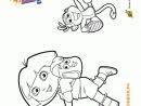 Coloriage Dora Et Babouche Sourient avec Jeux De Dora Coloriage Gratuit
