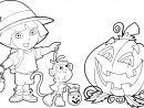 Coloriage Dora Halloween Dessin À Imprimer Sur Coloriages serapportantà Images Halloween Imprimer