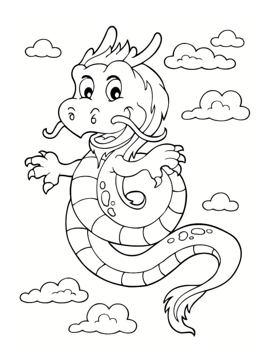 Coloriage Dragon : 40 Dessins À Imprimer Gratuitement à Dessin Dragon Enfant 
