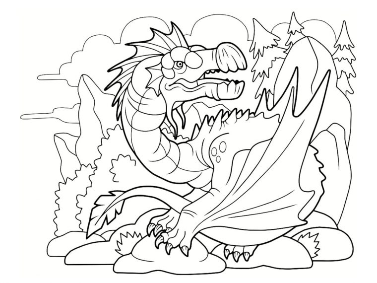 Coloriage Dragon : 40 Dessins À Imprimer Gratuitement serapportantà Coloriage Dragon À Imprimer Gratuit