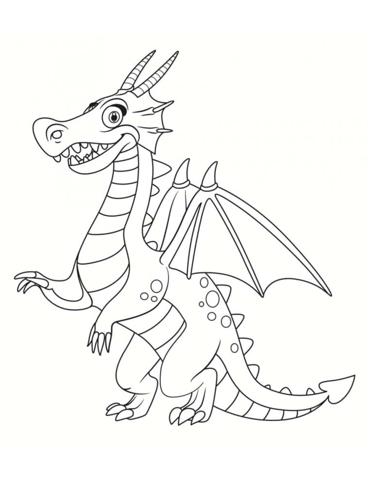 Coloriage Dragon : 40 Dessins À Imprimer Gratuitement serapportantà Coloriage Dragon À Imprimer Gratuit