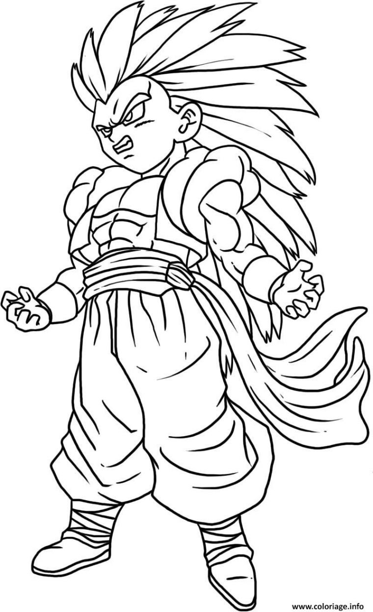 Coloriage Dragon Ball Z 185 Dessin Dragon Ball Z À Imprimer pour Apprendre À Dessiner Dragon Ball Z